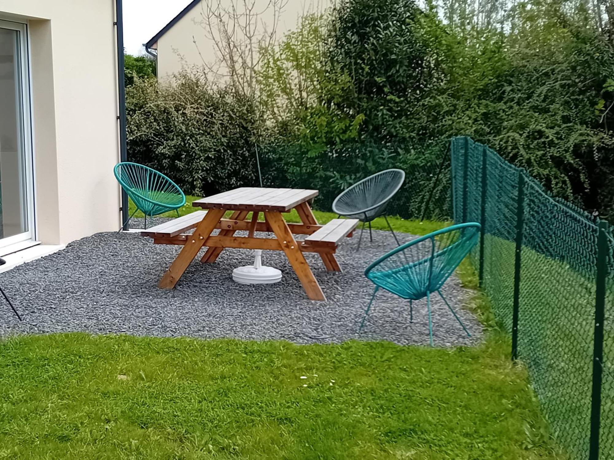 Maison Au Coeur De La Nature Cerisy-la-Foret Exteriör bild